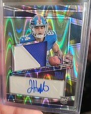 JALIN HYATT RPA 2023 Panini Spectra Rookie Patch Auto 😱/70 New York Giants