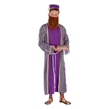 Purple 3 Wise Men Adult Costume | One Size