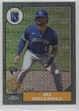2022 Update 1987 Topps Chrome Silver Pack Series Mojo Black MJ Melendez 0w1z