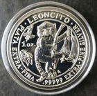 2012 Royal Silver Company 1oz Silver Extra-Fine Leoncito Round in a Capsule