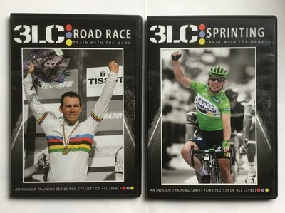 3LC VIRTUAL CYCLING INDOOR TRAINING DVDs - SPRINTING & ROAD RACE Mark Cavendish