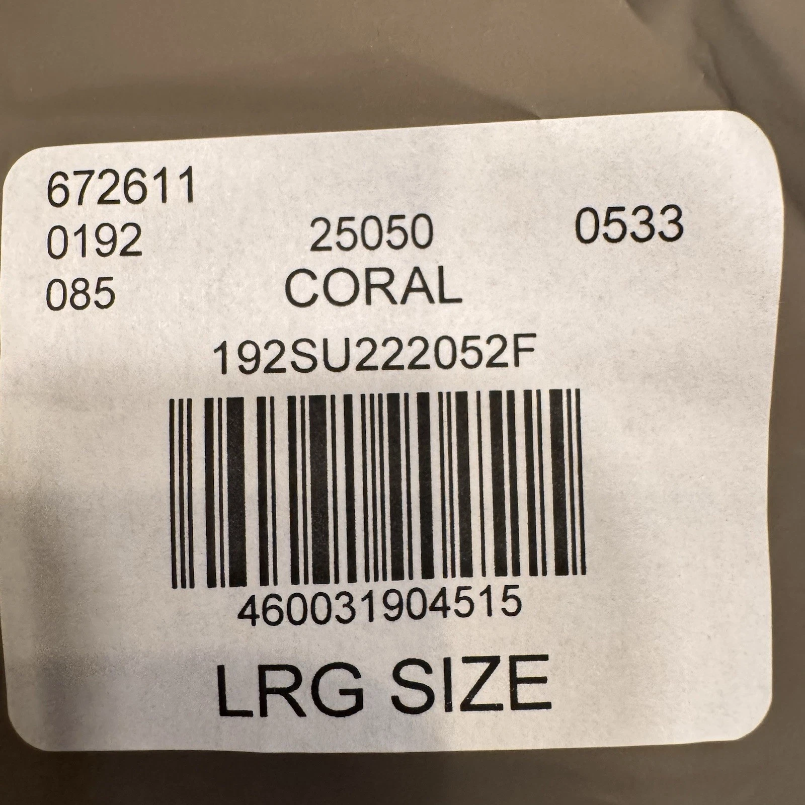 Felpa pullover Fear Of God Essentials unisex grande corallo con cappuccio taglia L nuova con etichetta