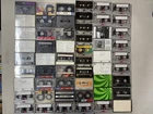 lot of 57 used recordable cassette tapes