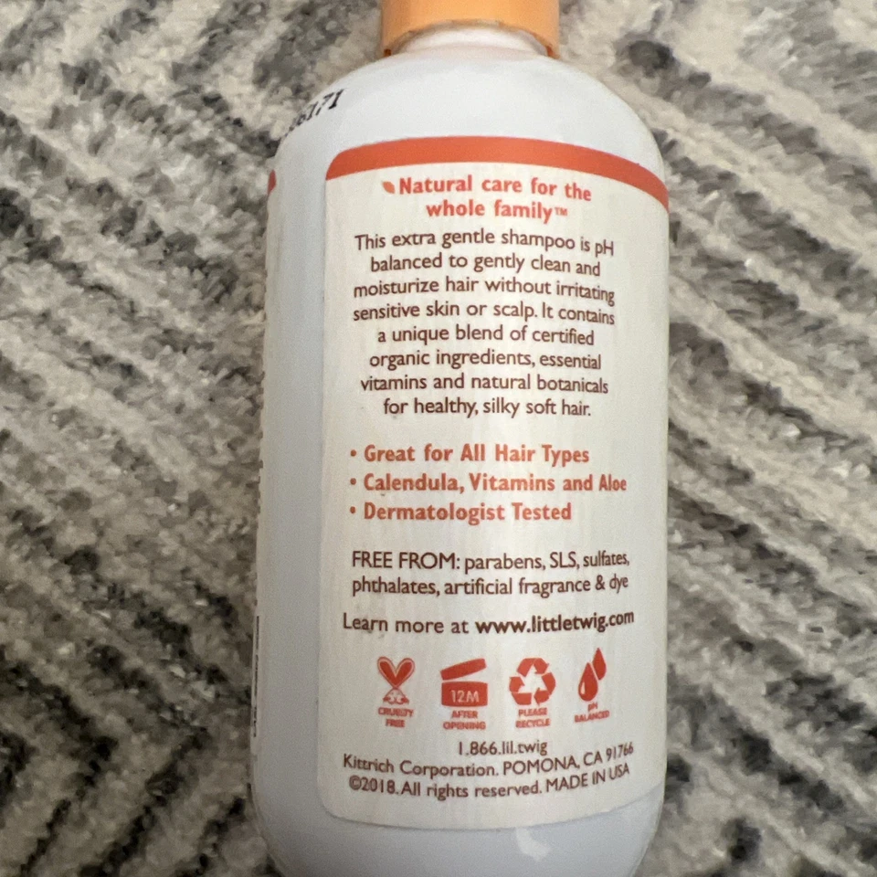 Xampu Little Twig All Natural Baby, Happy Tangerine, 8,5 oz fluidas - Imagem 4 de 4