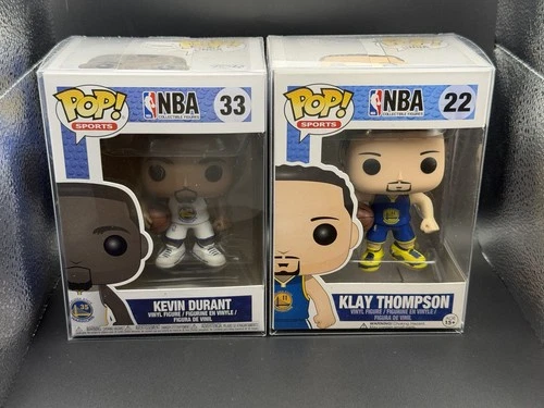 Funko Pop! NBA Golden State Warriors - Kevin Durant 33 & Klay Thompson 22
