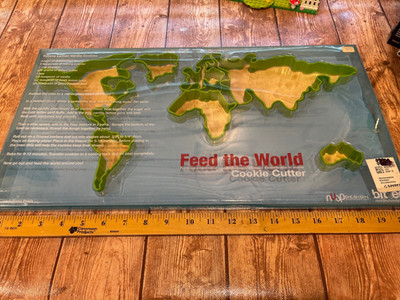 Feed the World cookie cutter set by Bitten  designed by Diana Paisis