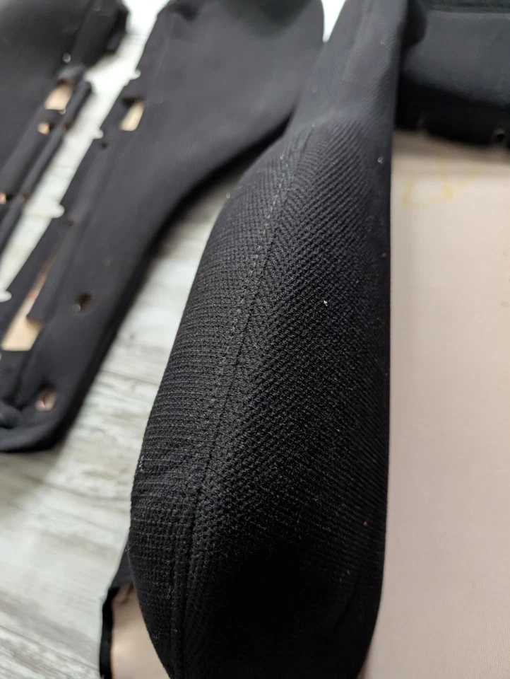 RECARO LS Lehnen Bezüge Original Schwarz VW Opel BMW Audi Ford - Bild 4 von 4