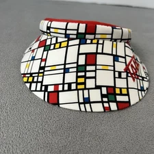 Tail Visor Women’s One Size Mondrian Print Geometric Tennis Pickleball Golf