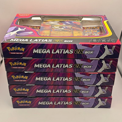 Pokemon TCG Mega Latias-EX Box Set English Lot Of 5