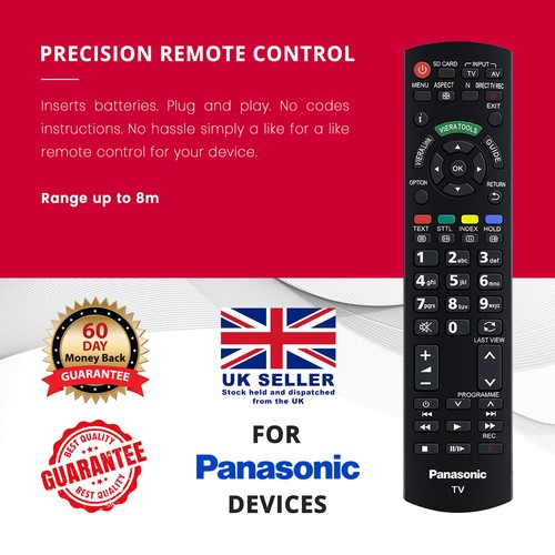 Replacement For Panasonic TX-L42E6B - Replacement For Remote Control For - Bild 10 von 11
