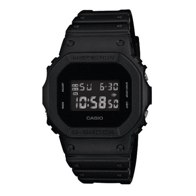 CASIO G-Shock DW5600BB-1A All Matt Black Monotone Reverse LCD Very Limited #