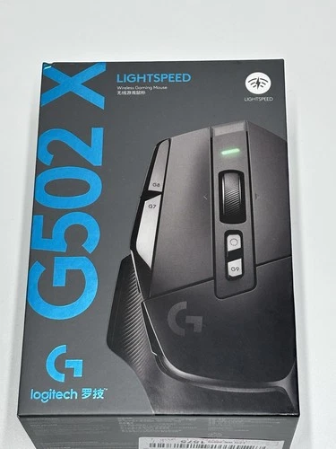 Logitech G502X Lightspeed Wireless Gaming Mouse 25K Sensor, Black