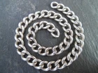Antique Solid Silver Albert Pocket Watch Chain Sterling Lion Stamps 21cm 15.24g