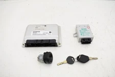 2002 BMW E39 530i M54B30 Auto Engine Computer  DME EWS Ignition Key Set OEM KW63
