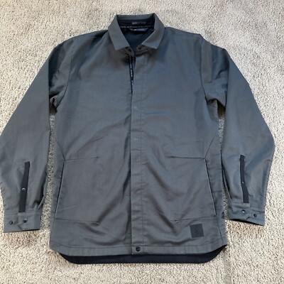 Adidas Shirt Men Small Gray Green Xander Schauffele Issued Adicross L/S Buttoned