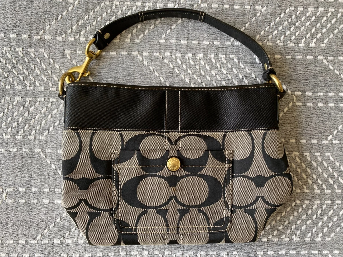 Coach zip shoulder bag sale