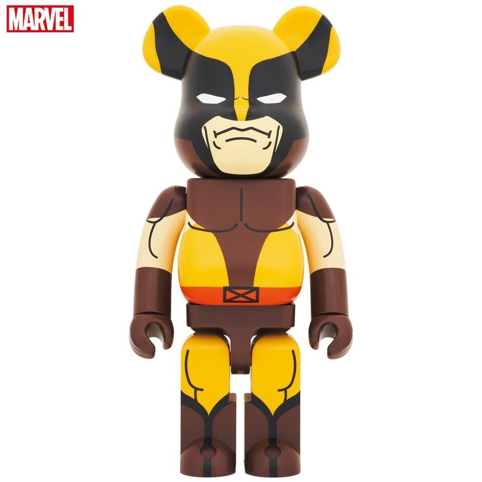 MEDICOM TOY BE@RBRICK WOLVERINE (BROWN Ver.) 1000% MARVEL MEDICOM TOY BE@RBRICK WOLVERINE (BROWN Ver.) 1000% MARVEL