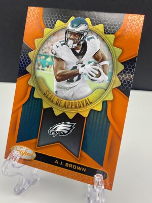 A.J. Brown 2022 Certified Seal Of Approval Orange Eagles /149