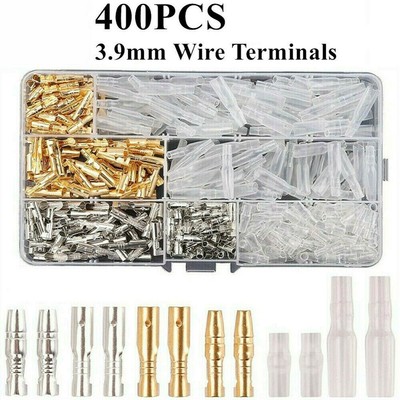 100 Sätze 3,9mm Stecker Männlich und Weiblich Anschlussklemme Klemme für 100 Sätze 3,9mm Stecker Männlich und Weiblich Anschlussklemme Klemme für
