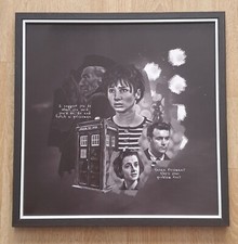 Doctor Who 1st First Doctor Framed 12"square Unearthly Child ArtPrint 