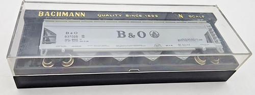 Vintage Bachmann N Scale N0.5525 B & O Baltimore & Ohio 56' Center Flow Hopper | Condition: Used