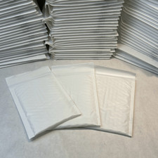 50 000 4x8 Poly Bubble Padded Envelopes Mailers Self Sealing Shipping Bags Whit