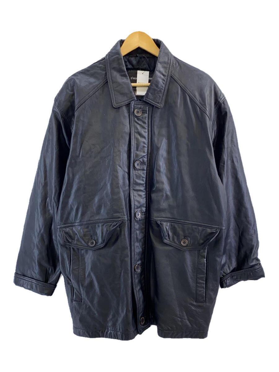 D Homme A Homme/Leather Jacket Blouson/L/Goat Leather/Blk D Homme A Homme/Leather Jacket Blouson/L/Goat Leather/Blk
