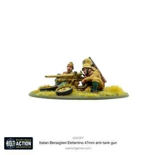 Bolt Action Italian Bersaglieri 47mm Elefantino anti-tank gun 28mm WW2