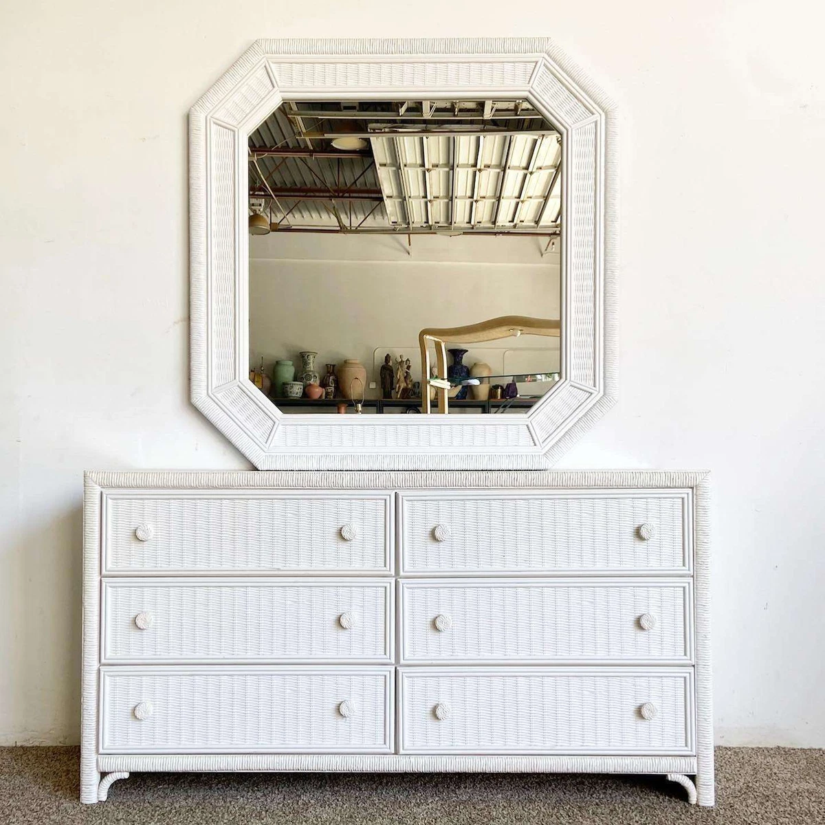 White sale dresser boho