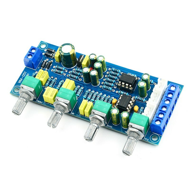 NE5532 Preamp Board HiFi Power Amplifier Subwoofer Tone Board Low