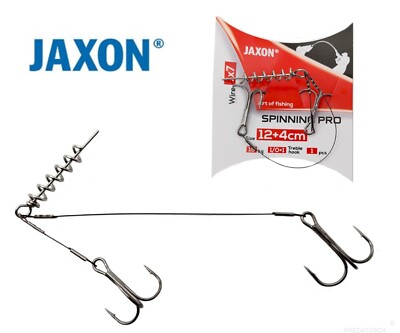 JAXON RAUBFISCHSYSTEM STINGER ANGSTDRILLING FÜR GUMMIFISCHE STAHLVORFACH SYSTEM