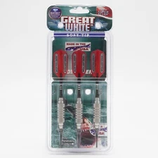 Bottelsen Great White Super Alloy Soft Tip Ruf Kut Darts 18 Grams Red/Black