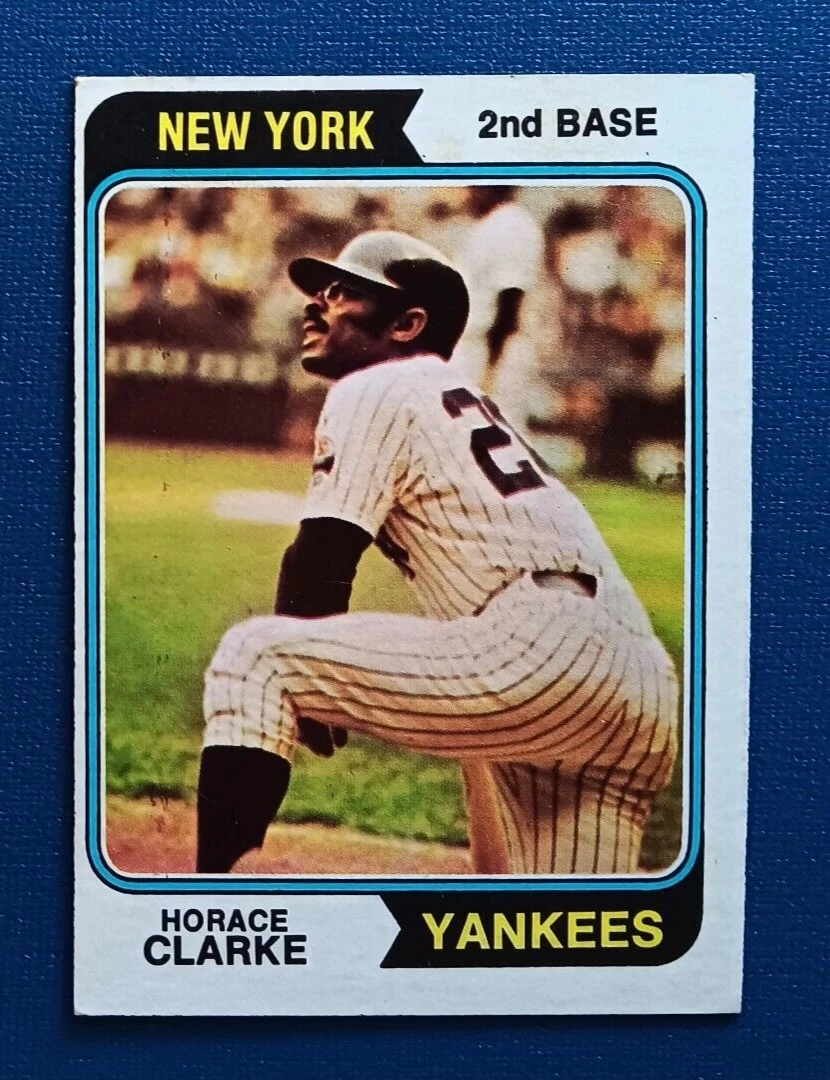 1974 Topps Baseball Cards #529 Horace Clarke - New York Yankees - EX+
