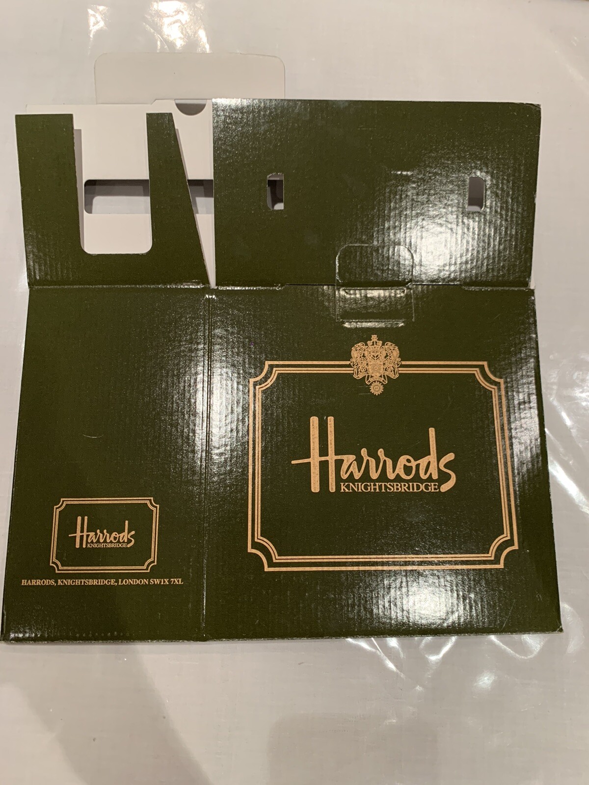 HARRODS GIFT BOX LARGE GIFT WRAPPING AND SUPPLIES GREEN eBay