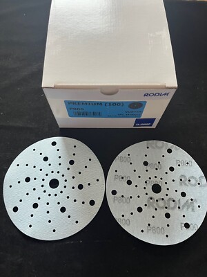 100 x RODIM BASF Schleifscheiben Premium Vortex-61 Exzenter P800 ø 150mm