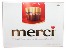 Merci Finest Assortment of European Chocolates 23.8 oz, 8 Varieties, 54 Pieces