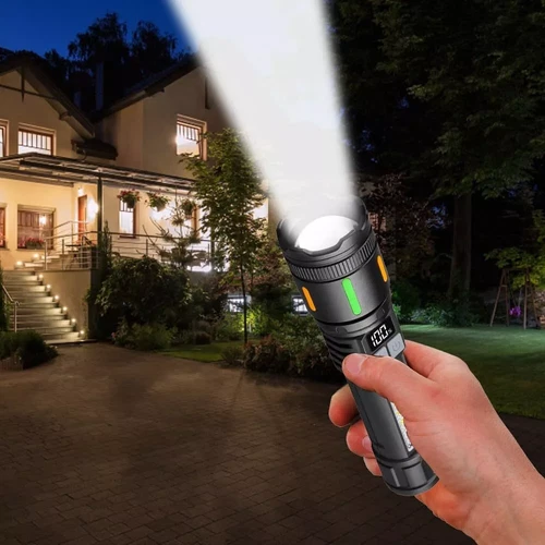 2 x 99000000 Lumens Super Bright LED Tactical Flashlight Rechargeable Work Light - Foto 6 di 12