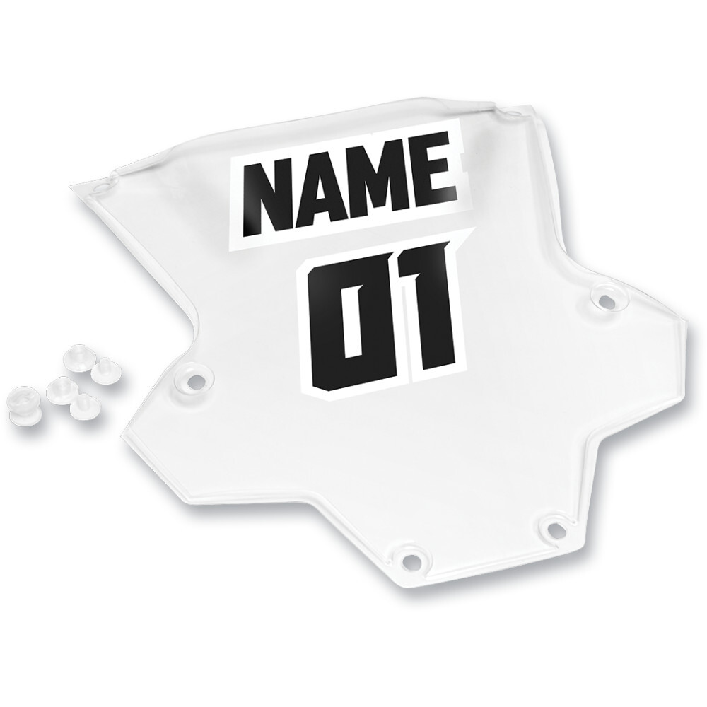THOR MX Motocross Name/Number ID Panel for Sentinel GP Chest Guard