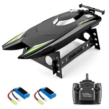 805 2.4G RC Racing Boats 25KM/H 2CH High Speed Remote Control Boats f/ Kids D0I4