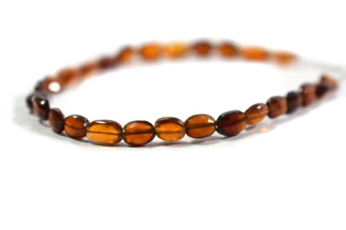 A+ Beautiful Genuine Citrine Faceted Oval Shape Gemstone Beads 7" Jewelry Making