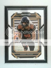 #196 Andrei Iosivas RC 2023 Panini Prizm Draft Picks Princeton Tigers