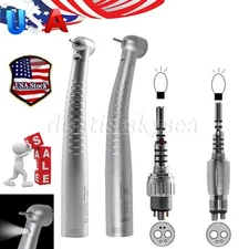 KAV Style Dental Fiber Optic LED High Speed Handpiece /Quick Coupler 4/6 Holes