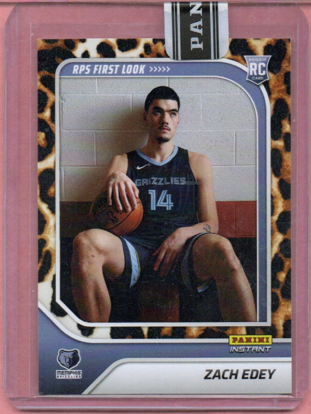 Zach Edey 2024-25 Panini Instant NBA Jaguar RPS First Look RC 9/10 Grizzlies #9