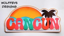 CRAFTECAFE CANCUN KID TITLE premade paper piecing scrapbook DIECUT piece 3D
