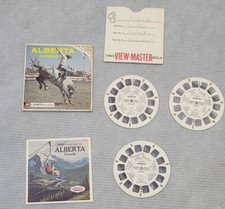 Vintage View-Master Alberta Canada 3 reels W/Booklet Packet A009 GAF