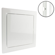 Revisionsklappe Revisionstür Wartungs-Inspektionsklappe Metall beschichtet weiß