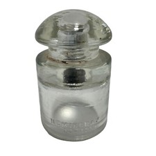 Vtg Hemingray 12-42, Made in USA Clear Glass Insulator, Great Condition C. S. C