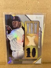 2016 Topps Triple Threads Hanley Ramirez Relic 21/27 Boston Red Sox