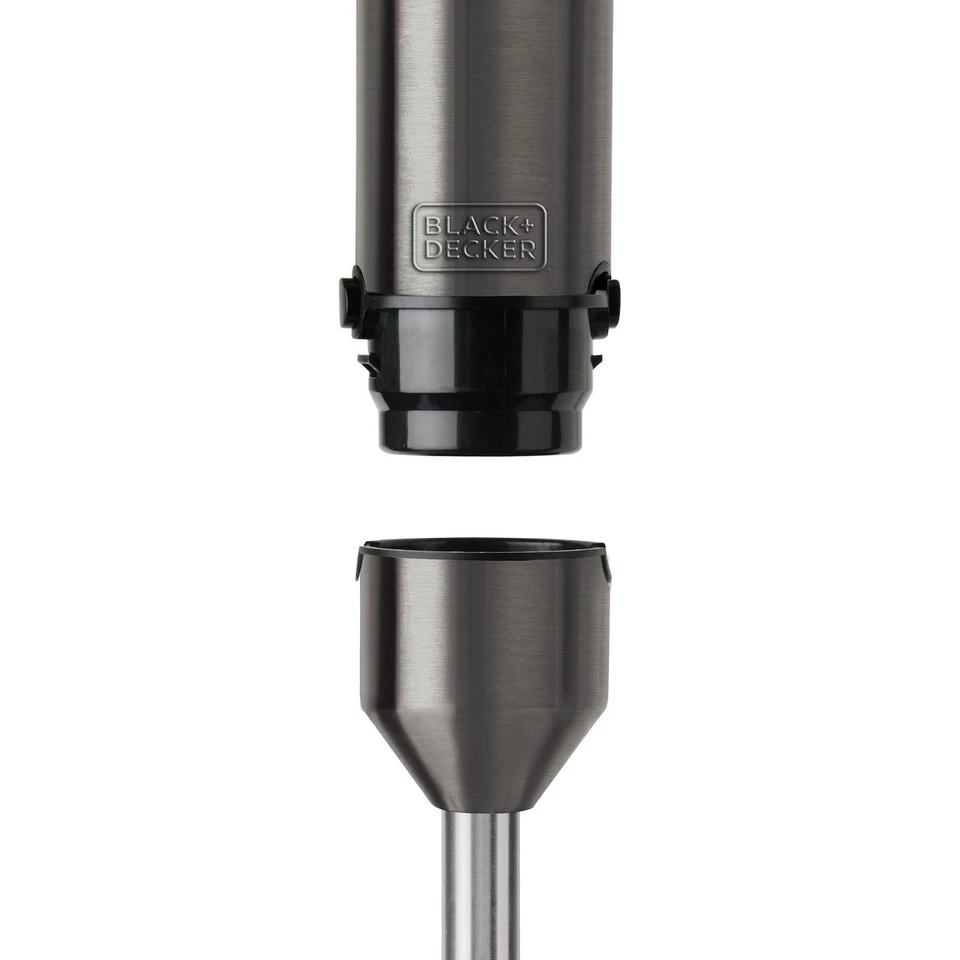Frullatore ad immersione Black&Decker BXHBA1200E potenza 1200w con bicchiere fr - Immagine 3 di 4