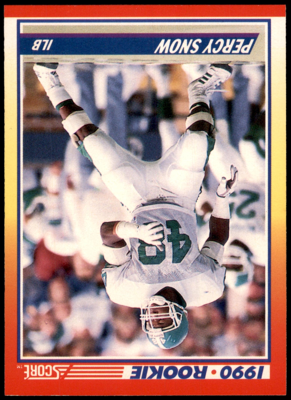Percy Snow #305 1990 Score
